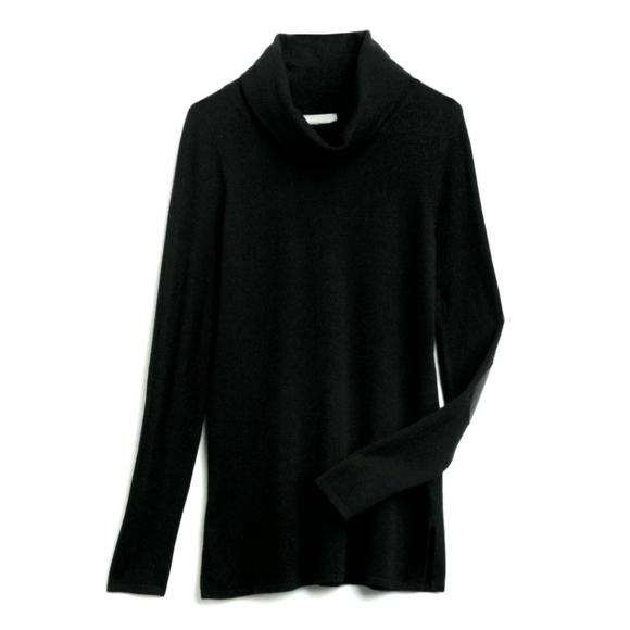 Cyrusjamarion Cowl Neck Elbow Patch 